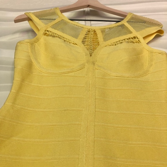 Bandage dress with net details - Picture 2 of 10